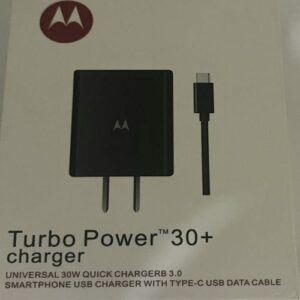 MOTOROLA TURBO POWER 30+  30W TYPE-C USB DATA CABLE