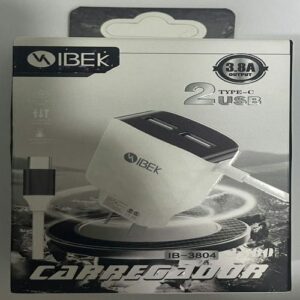 IBEK IB-3804 CARGADOR 3.8A 2USB TYPE-C